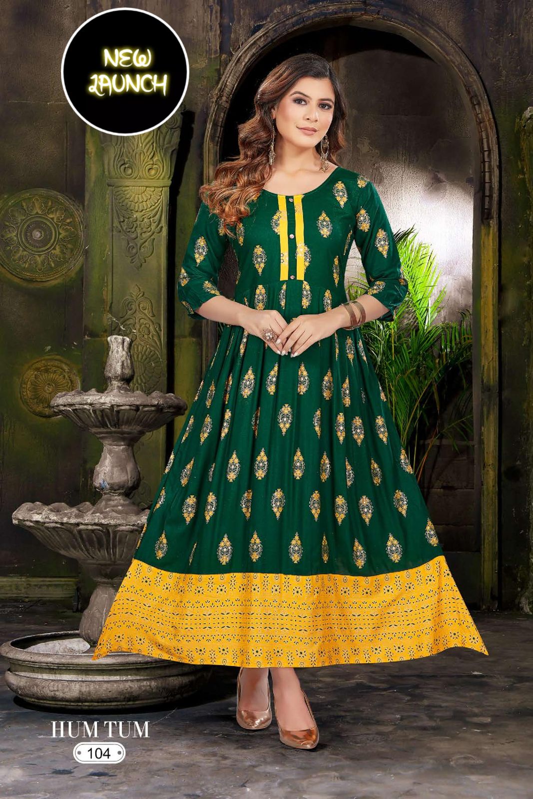 New Hum Tum V 1 Festive Wear Wholesale Anarkali Kurti Catalog
